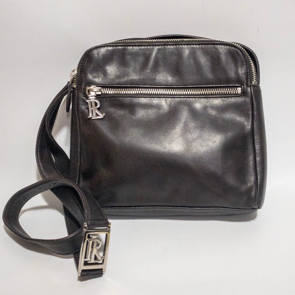 Ralph Lauren Shoulder Bag Leather Brown Vintage